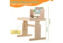 MODFU höhenverstellbarer Kindertisch mit neigbarer Tischplatte beige Bild 4