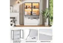 MODFU Vitrine Display-Schrank mit LED-Beleuchtung und App-Steuerung matt weiß Bild 4