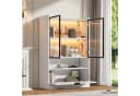 MODFU Vitrine Display-Schrank mit LED-Beleuchtung und App-Steuerung matt weiß Bild 5