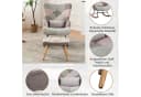 STILVORA Schaukelstuhl mit Fußstütze Loungesessel Relaxsessel Wohnzimmer Bild 3