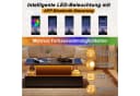 STILVORA Couchtisch Schwarz mit LED & Stauraum Bild 5