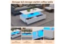 STILVORA Couchtisch Weiß Acryl LED mit Bluetooth-App-Steuerung Bild 5
