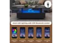 STILVORA Couchtisch Schwarz Acryl LED mit Bluetooth Steuerung Bild 4