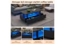 STILVORA Couchtisch Schwarz Acryl LED mit Bluetooth Steuerung Bild 5