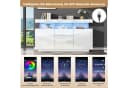 STILVORA Sideboard weiß mit LED-Beleuchtung und Schubladen Bild 4