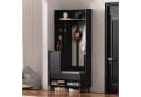 STILVORA Garderoben-Set Flurgarderobe mit Sitzbank Schwarz Bild 5