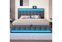 STILVORA Polsterbett 180x200 mit Stauraum, LED & USB Bild 1