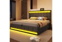 STILVORA Polsterbett 180x200 mit Stauraum, LED & USB Bild 3