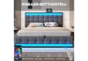 STILVORA Polsterbett 180x200 mit Stauraum, LED & USB Bild 5
