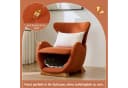 STILVORA Relaxsessel mit Haustierhöhle Orange Kratzfest Bild 4