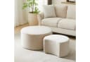 STILVORA Couchtisch Schaumstoff 2er-Set Beige Bild 3