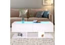 STILVORA Couchtisch mit Schubladen, LED-Beleuchtung, Glasplatte Bild 1