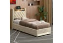 STILVORA Polsterbett mit Bettkasten, Stauraumbett Boxspringbett 90x200 mit USB & LED-Licht Bild 1
