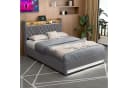 STILVORA Polsterbett mit Bettkasten 160x200 cm USB LED-Licht Bild 1