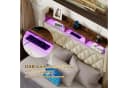 STILVORA Polsterbett mit Bettkasten 140x200 cm USB & LED-Licht Bild 3