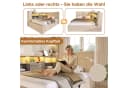 STILVORA Polsterbett Beige mit LED-Kopfteil, USB-Anschluss & Bettkasten Bild 5