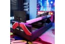 STILVORA Polsterbett 90x200 mit LED-Beleuchtung und TV-Halterung Bild 3