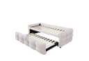 STILVORA Schlafsofa Teddy-Samt 90/180x190 cm Multifunktional Bild 5