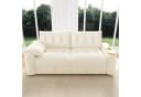 STILVORA Schlafsofa 3-Sitzer Relaxsofa Beige mit Stauraum Bild 1