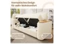 STILVORA Schlafsofa 3-Sitzer Relaxsofa Beige mit Stauraum Bild 5