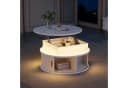 STILVORA Couchtisch höhenverstellbar mit LED-Beleuchtung und Stauraum Bild 2