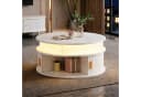 STILVORA Couchtisch höhenverstellbar mit LED-Beleuchtung und Stauraum Bild 3