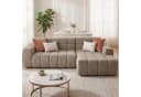 STILVORA Schlafsofa 3-Sitzer Sofa mit Fußhocker Ecksofa Chaiselongue für Büro & Wohnzimmer Bild 1
