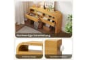 STILVORA Schminktisch Moderner Sideboard Konsolentisch Natur Bild 5