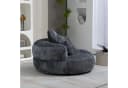 STILVORA Relaxsessel Chenille Grau Ergonomischer Sitzsack Bild 1