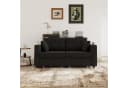 STILVORA Schlafsofa 2-Sitzer Schwarz mit USB-Anschlüssen & Stauraum Bild 1