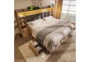 STILVORA Stauraumbett 180x200 mit LED, USB & Nachttischen Bild 2