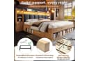 STILVORA Stauraumbett 180x200 mit LED, USB & Nachttischen Bild 5