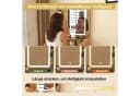 STILVORA Schminktisch mit LED-Spiegel, Hocker & Steckdose Bild 1