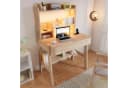 STILVORA Höhenverstellbarer Kinderschreibtisch Massivholz mit LED & USB Bild 3