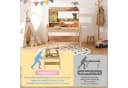STILVORA Höhenverstellbarer Kinderschreibtisch Massivholz mit LED & USB Bild 5