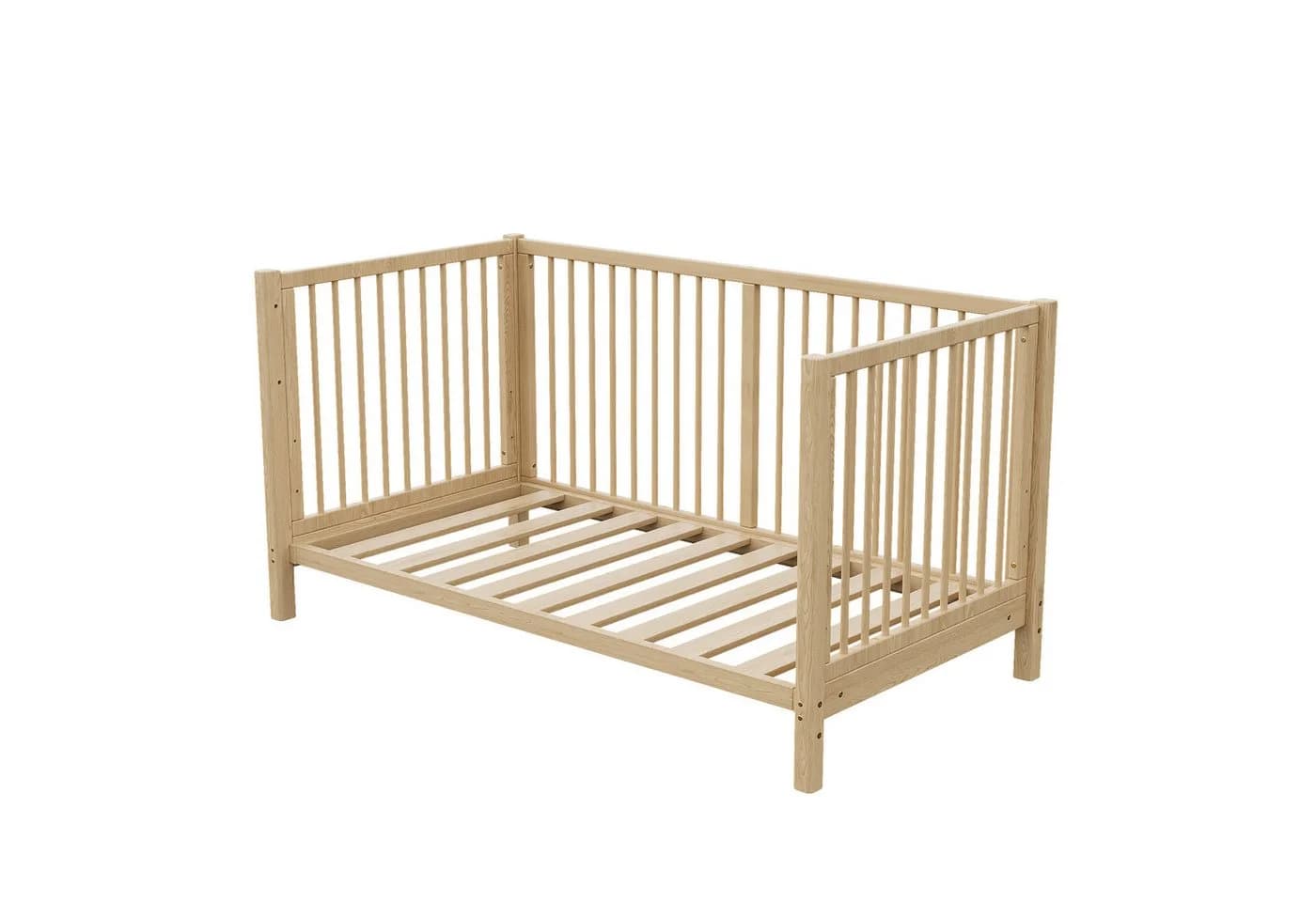 STILVORA Babybett aus Kiefern Massivholz umwandelbar - Bild 4