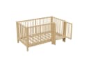 STILVORA Babybett aus Kiefern Massivholz umwandelbar Bild 5