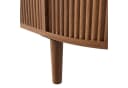 STILVORA Couchtisch höhenverstellbar Oval Nussbaum MDF Kiefer Bild 5