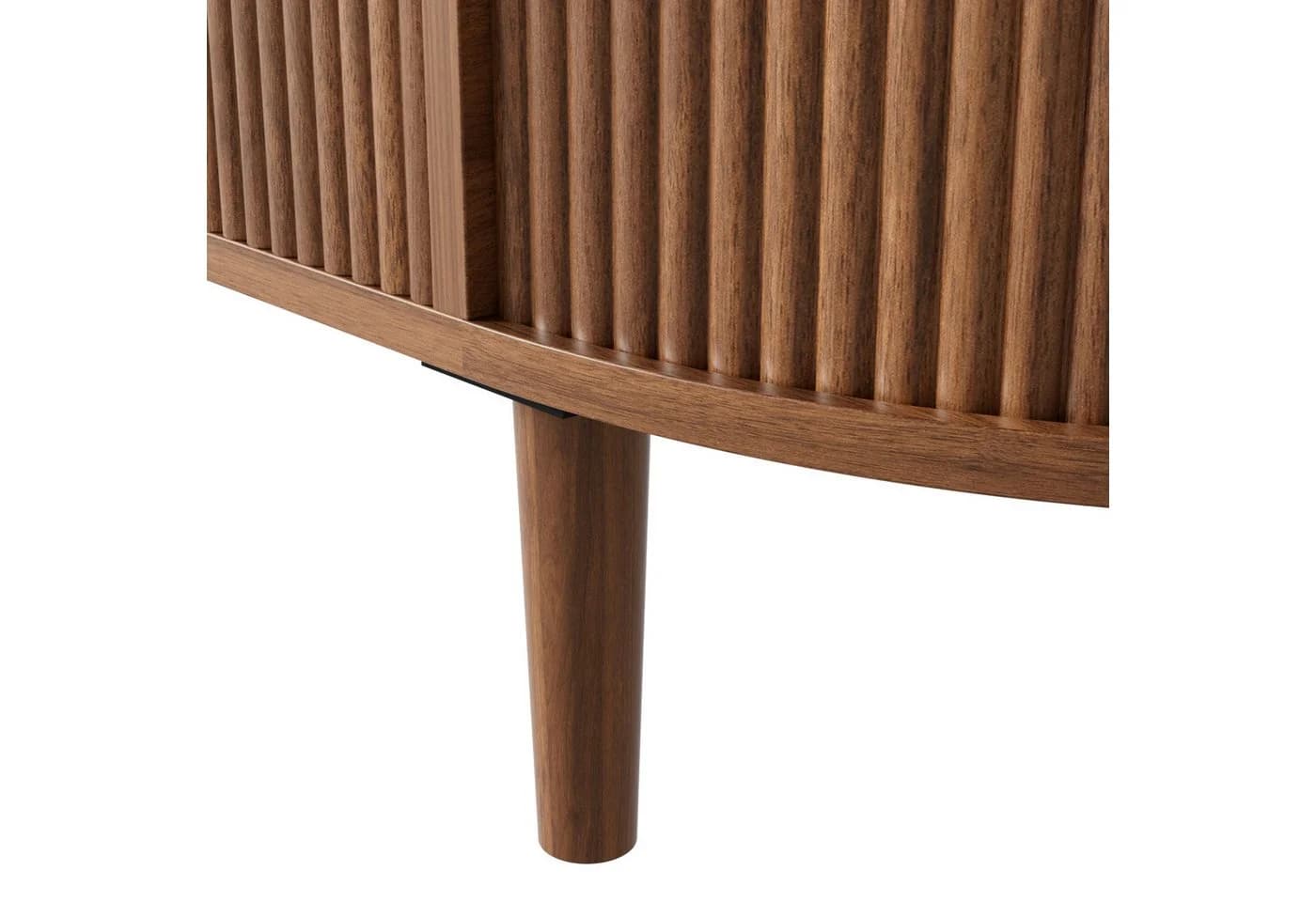 STILVORA Couchtisch höhenverstellbar Oval Nussbaum MDF Kiefer - Bild 5