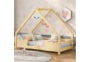 REDOM Kinderbett Jugendbett Kiefernholz mit Rausfallschutz Bild 1