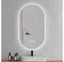 REDOM LED Badspiegel mit Touch-Steuerung und Anti-Beschlag Silber Bild 3
