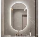 REDOM LED Badspiegel mit Touch-Steuerung und Anti-Beschlag Silber Bild 4