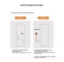 REDOM LED Standspiegel Schwarz/Silber mit 3-Farb-Dimmung Bild 5