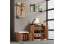 REDOM Garderoben-Set mit Schuhbank, Schuhschrank & Spiegel Bild 3