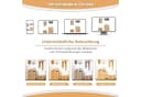 REDOM Garderoben-Set mit Schuhbank, Schuhschrank & Spiegel Bild 5