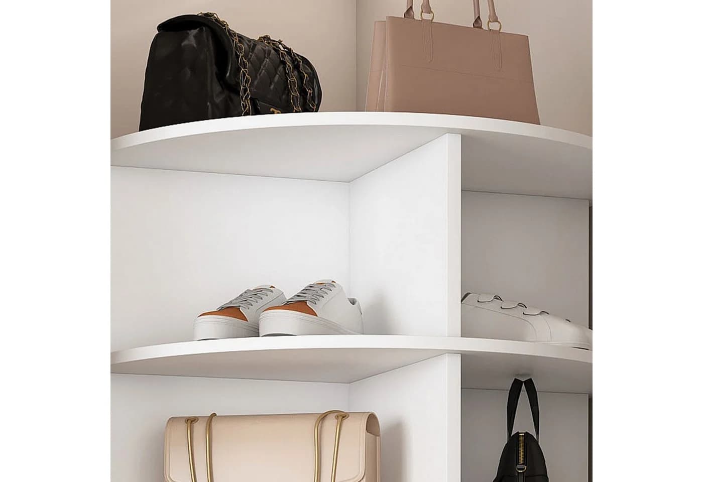 REDOM Schuhschrank Platzsparendes Design mit 360° Drehfunktion