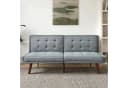 REDOM Schlafsofa mit verstellbarer Rückenlehne Braun Bild 4