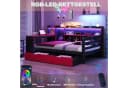 REDOM Schlafsofa Kinderbett Funktionsbett mit LED-Beleuchtung und Stauraum Bild 4