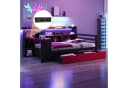 REDOM Schlafsofa Kinderbett Funktionsbett mit LED-Beleuchtung und Stauraum Bild 5
