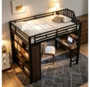 Hochbett aus Metall und MDF mit Eisenrahmen Bild 4
